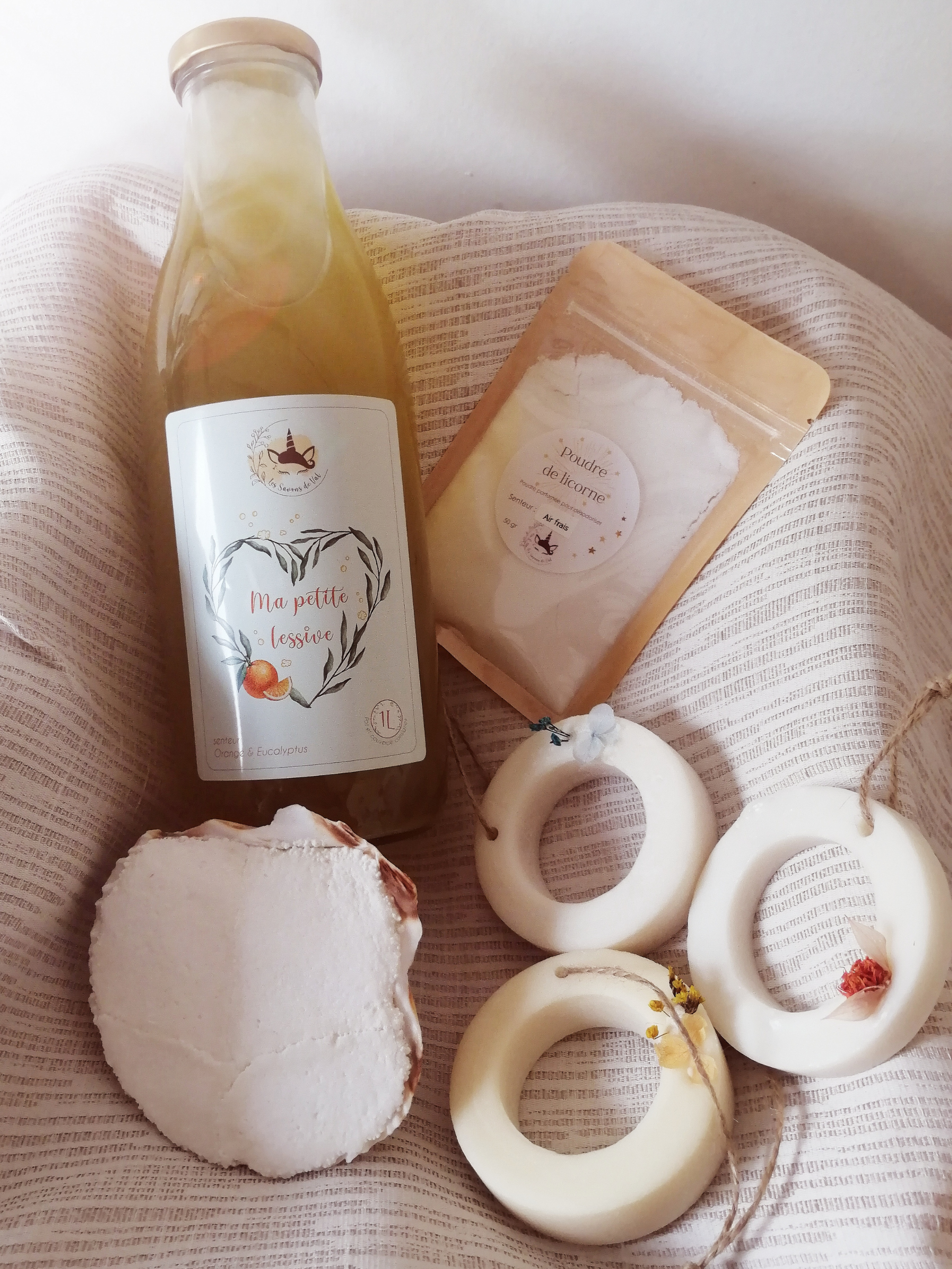 Les savons de val - coquille vaisselle, absorbeurs d'odeurs et lessive